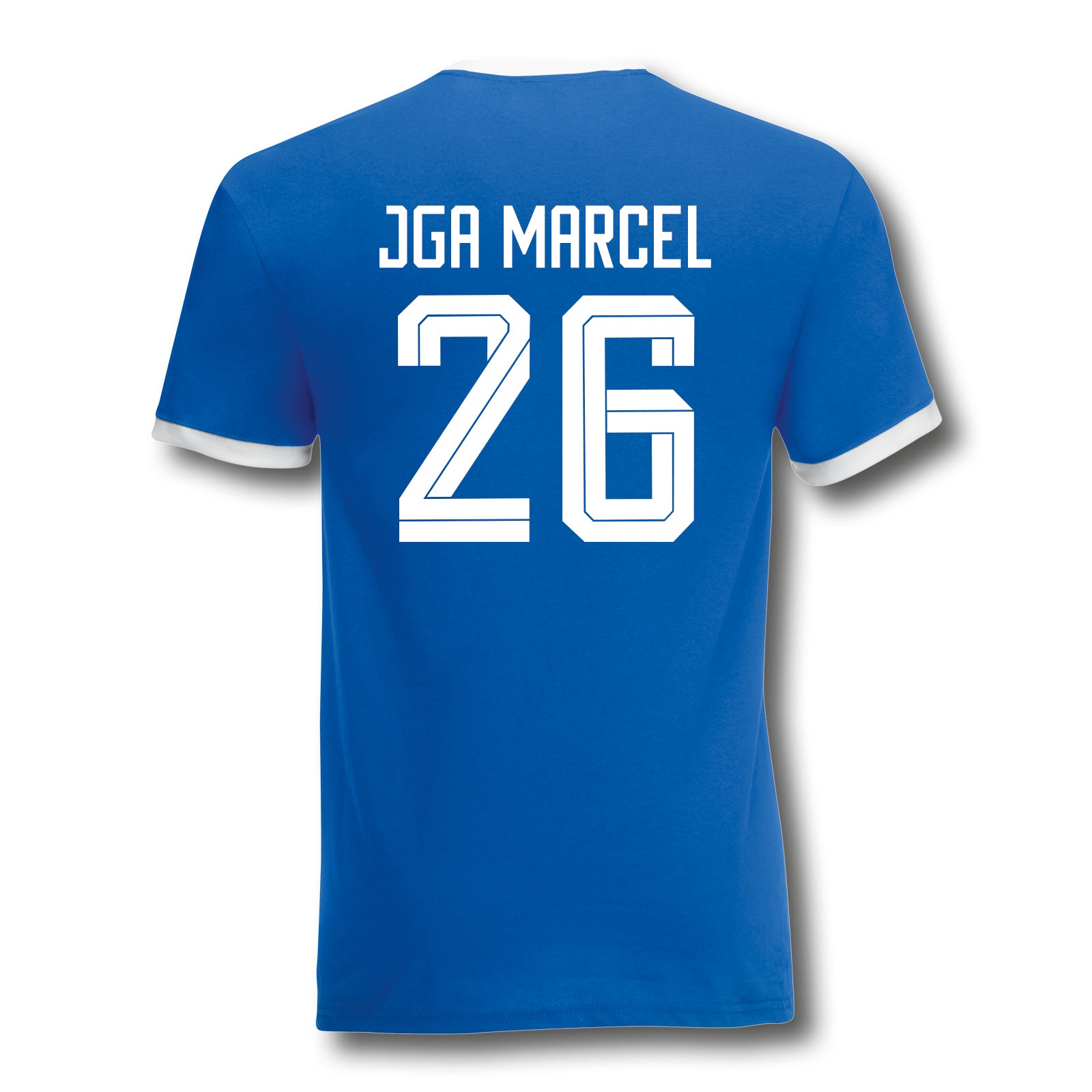 T-Shirt Trikot Retro-Shirt, JGA Auswärtstour, Junggesellenabschied, Fußball, Wunschname