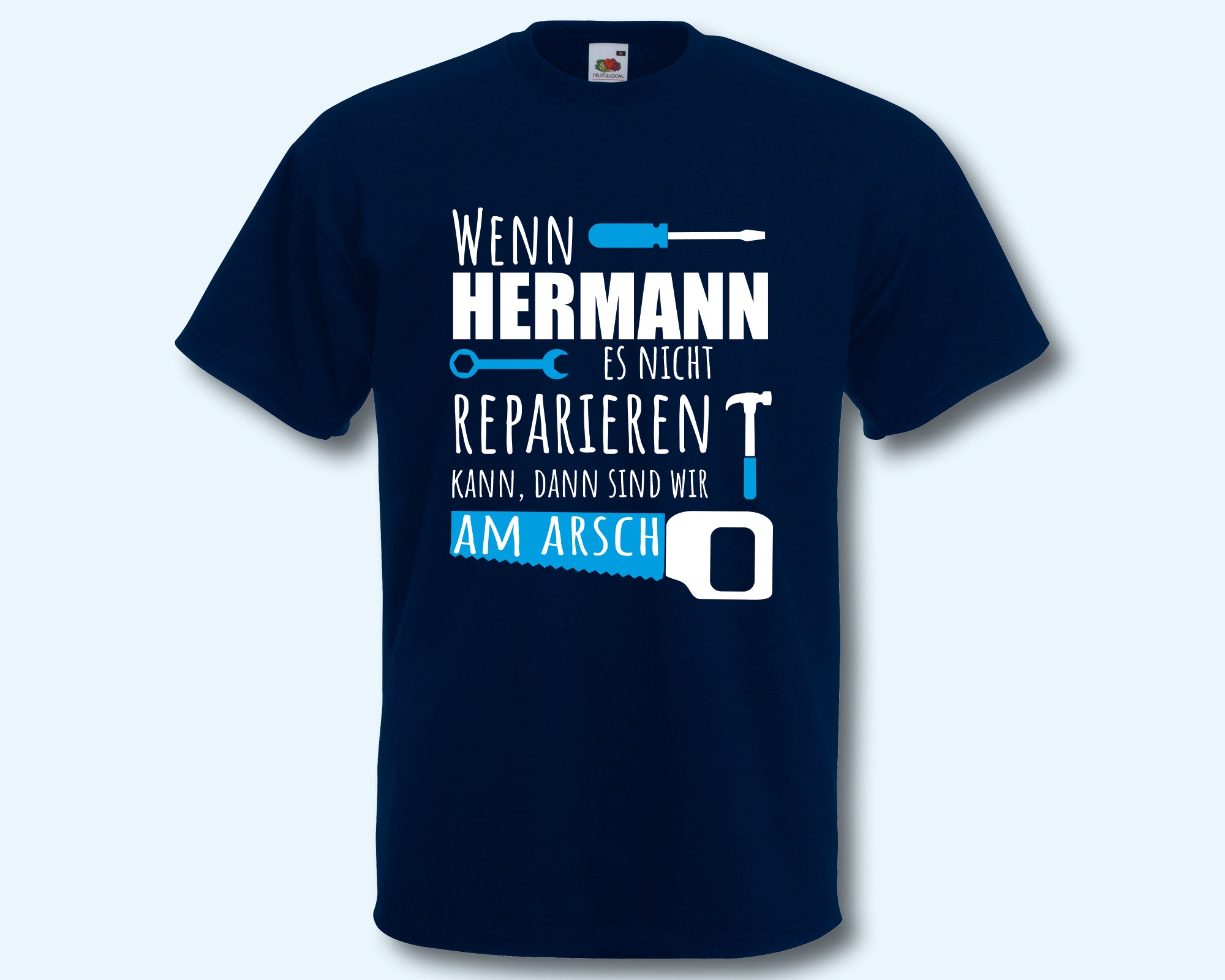 T-Shirt Herren personalisiert Wenn ... es nicht reparieren kann