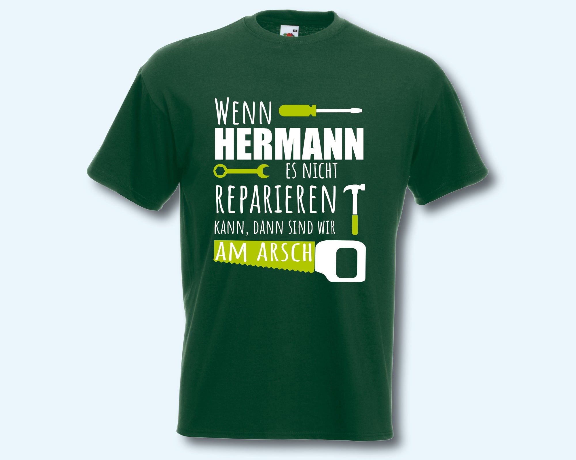T-Shirt Herren personalisiert Wenn ... es nicht reparieren kann