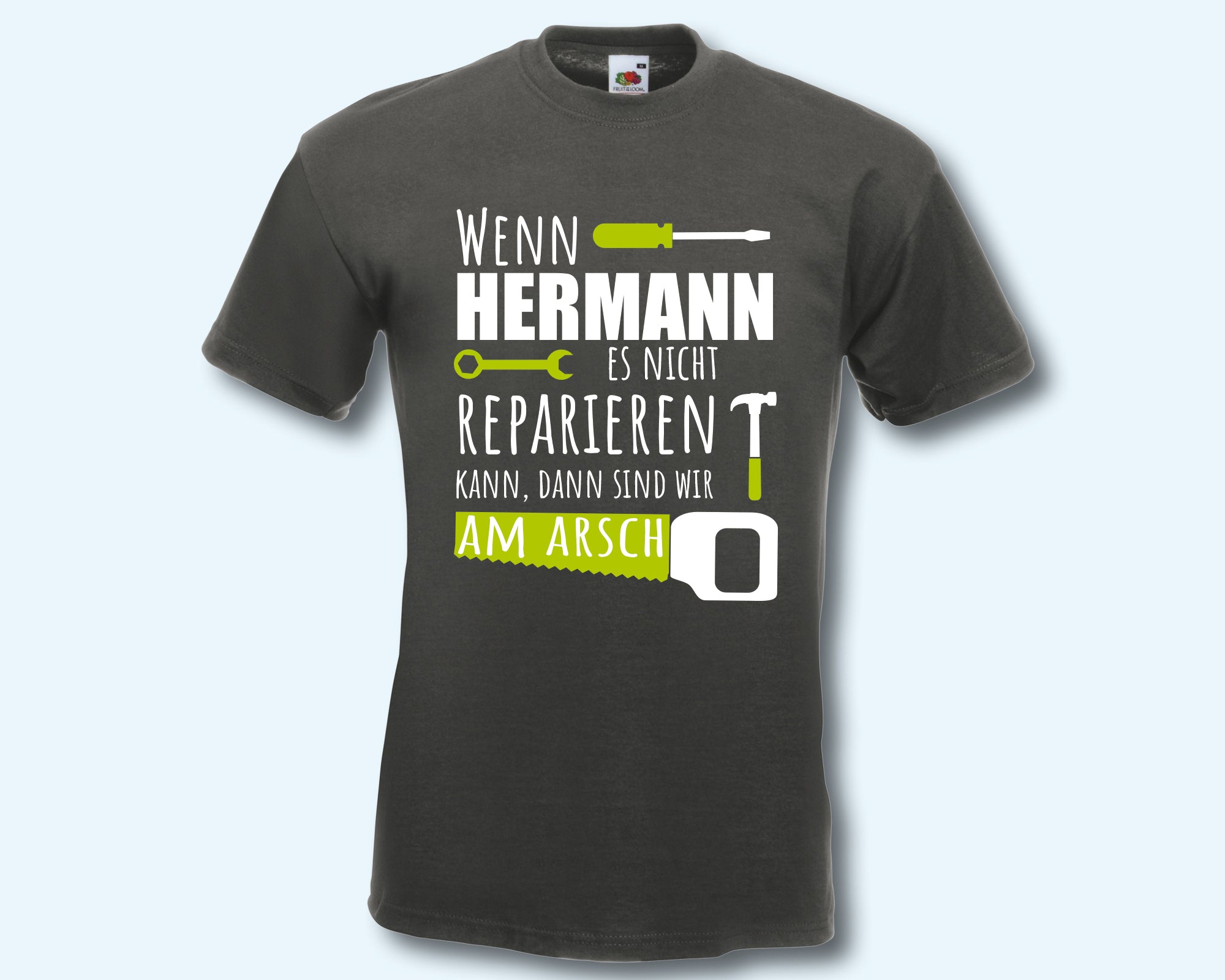 T-Shirt Herren personalisiert Wenn ... es nicht reparieren kann