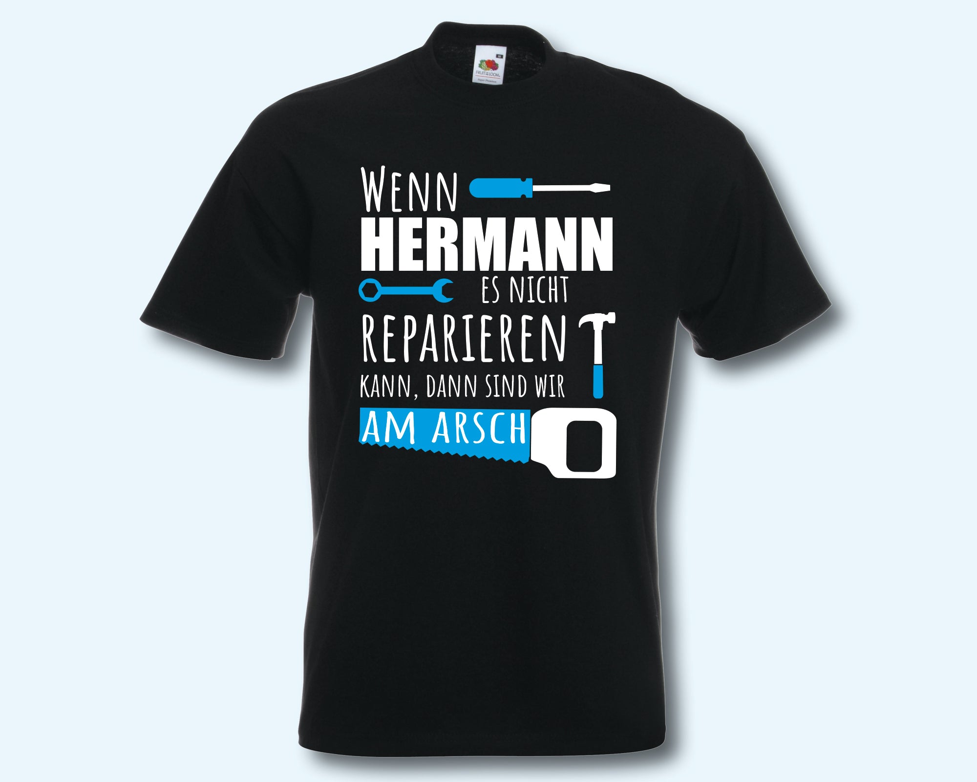 T-Shirt Herren personalisiert Wenn ... es nicht reparieren kann
