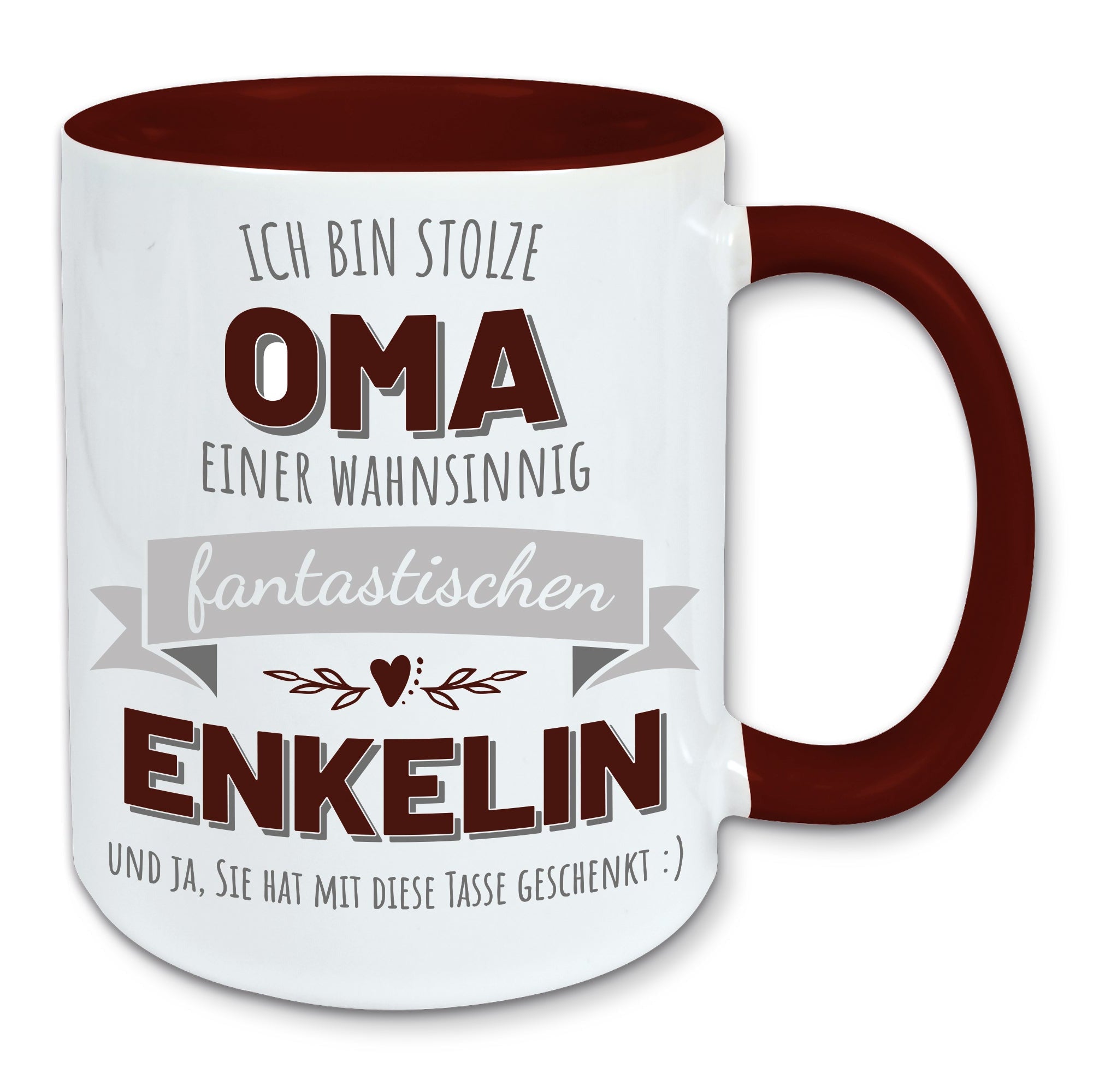 Tasse, Kaffeebecher, stolze Oma einer fantastischen Enkelin