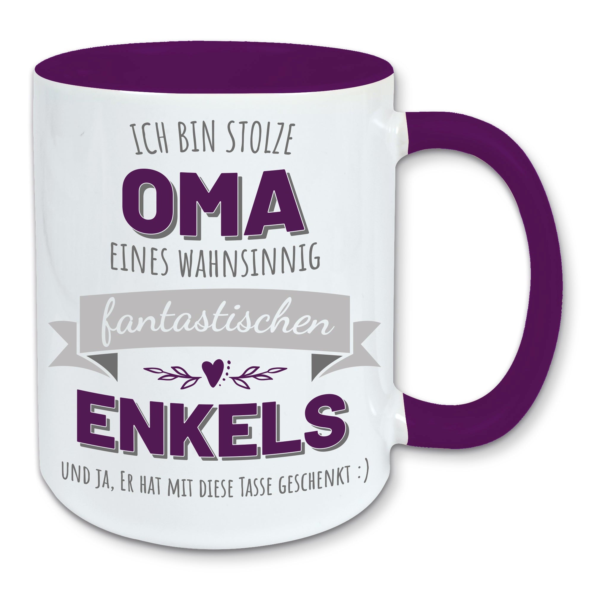 Tasse, Kaffeebecher, stolze Oma eines fantastischen Enkels