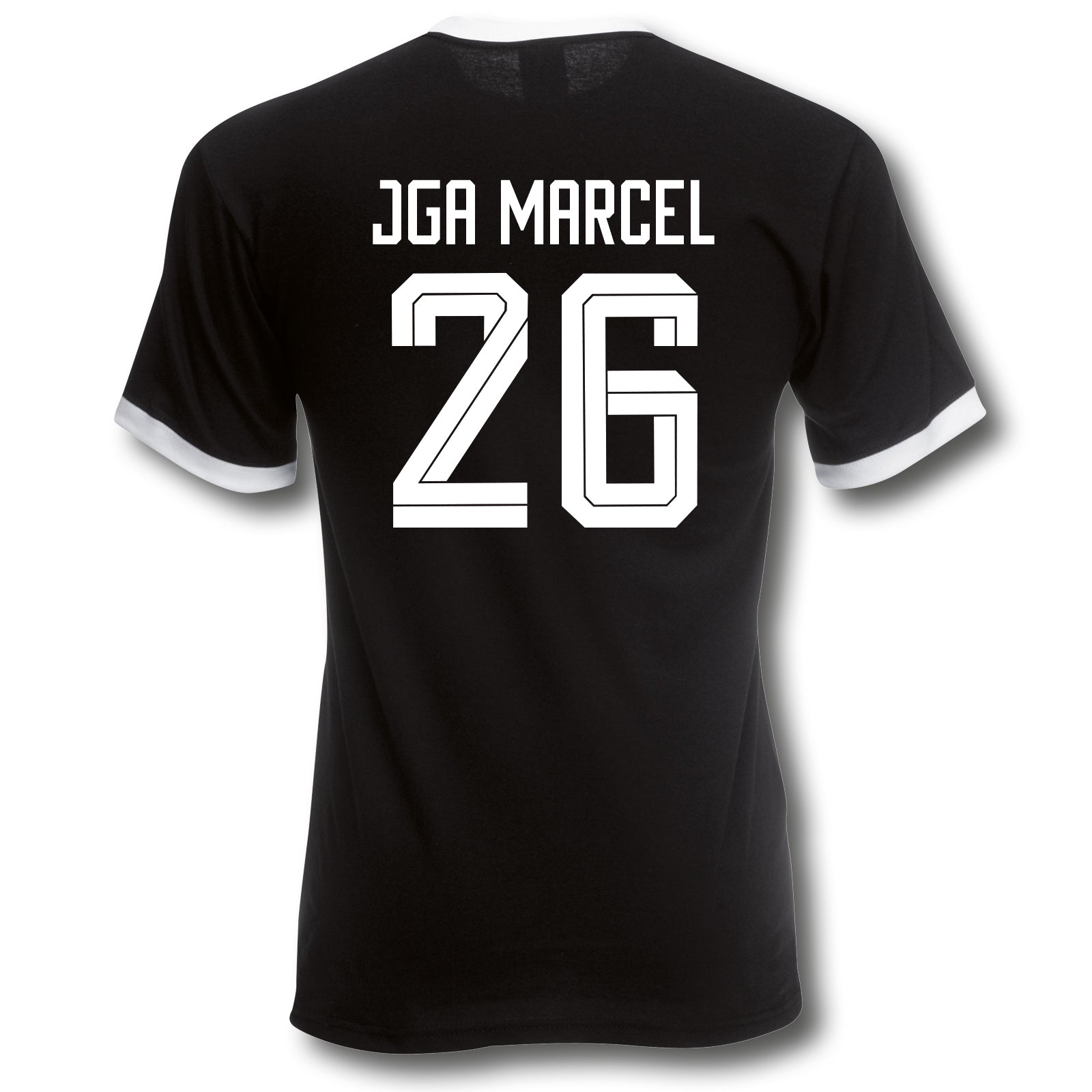 T-Shirt Trikot Retro-Shirt, JGA Auswärtstour, Junggesellenabschied, Fußball, Wunschname