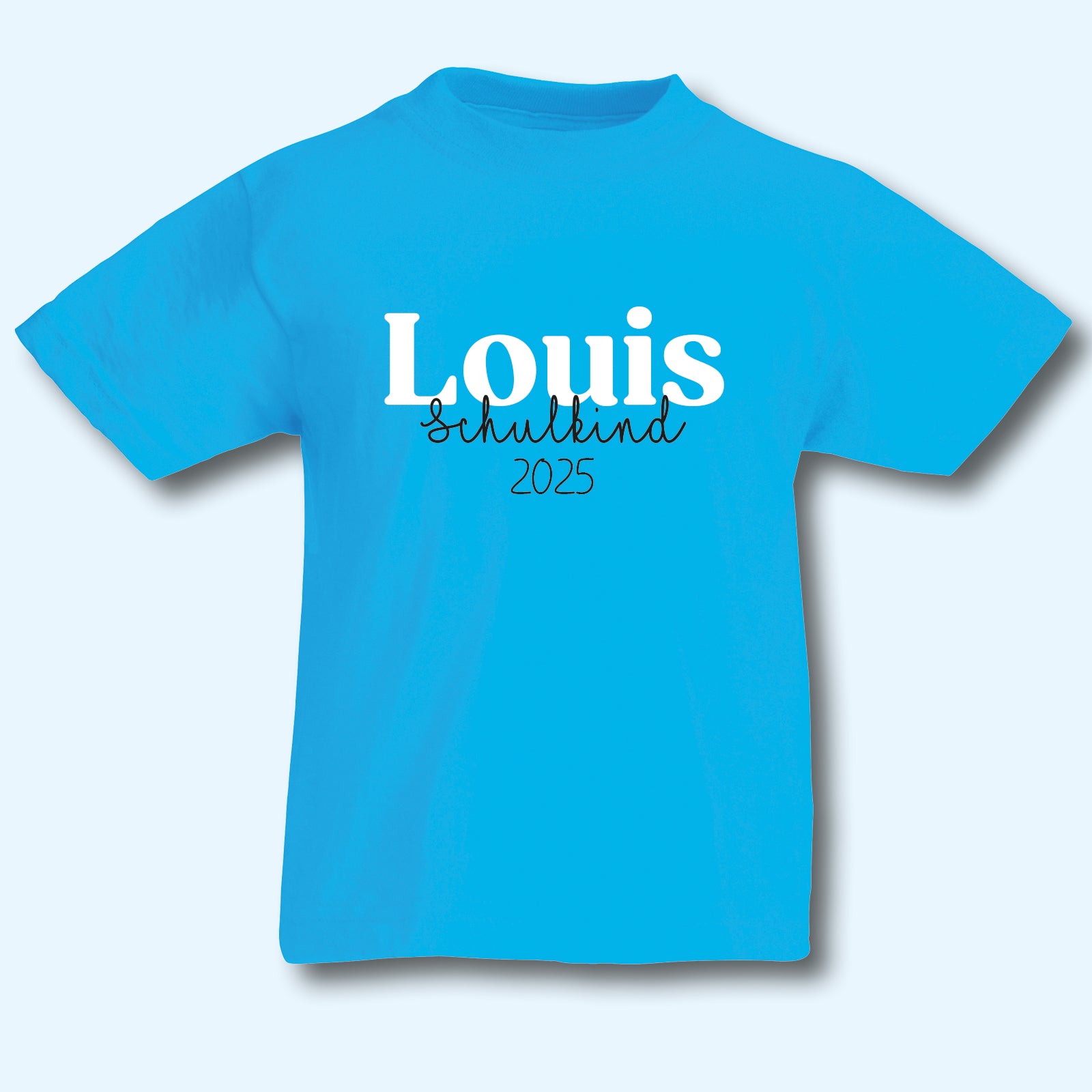 T-Shirt Einschulung Schulanfang Schulkind mit Wunschnamen personalisiert