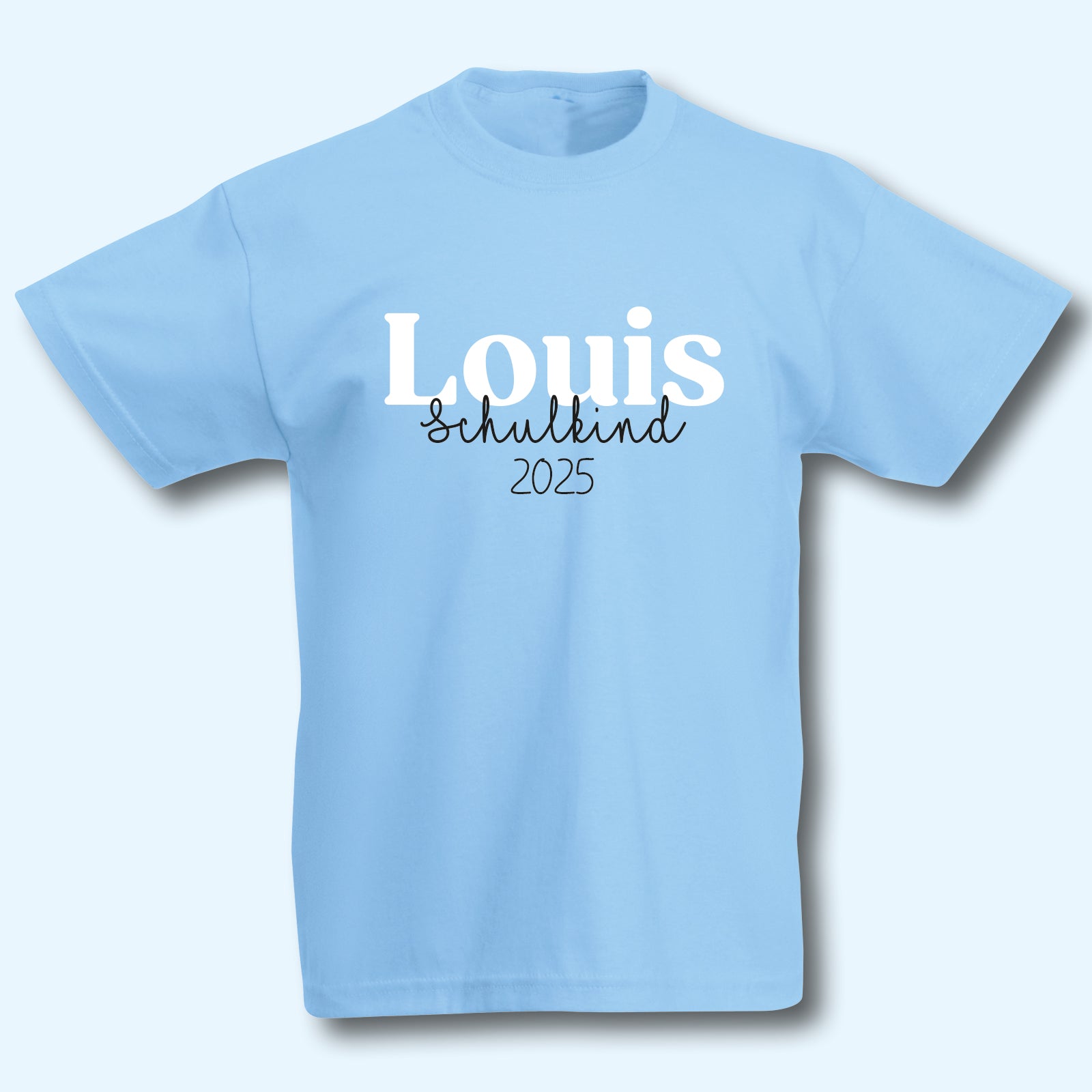 T-Shirt Einschulung Schulanfang Schulkind mit Wunschnamen personalisiert