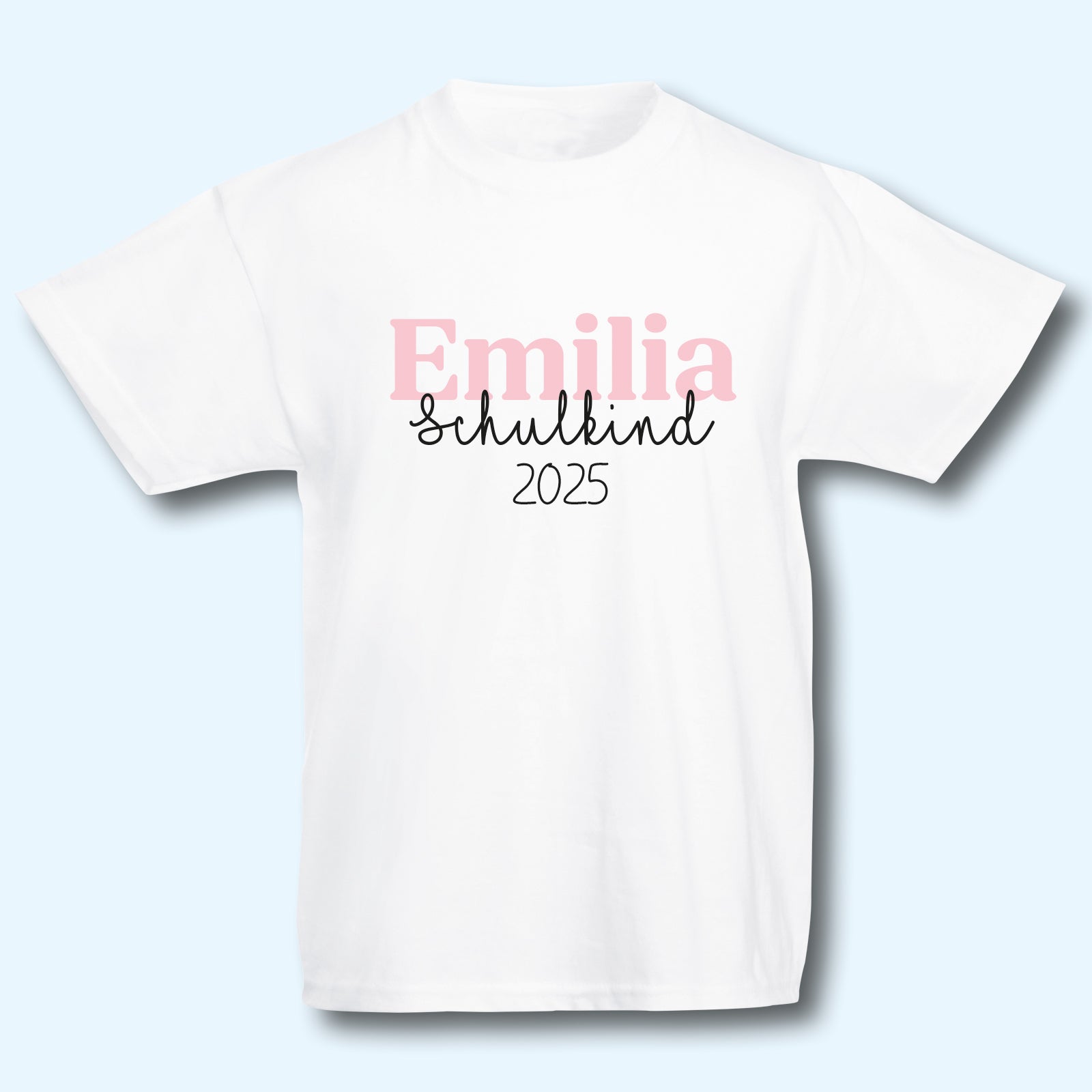 T-Shirt Einschulung Schulanfang Schulkind mit Wunschnamen personalisiert