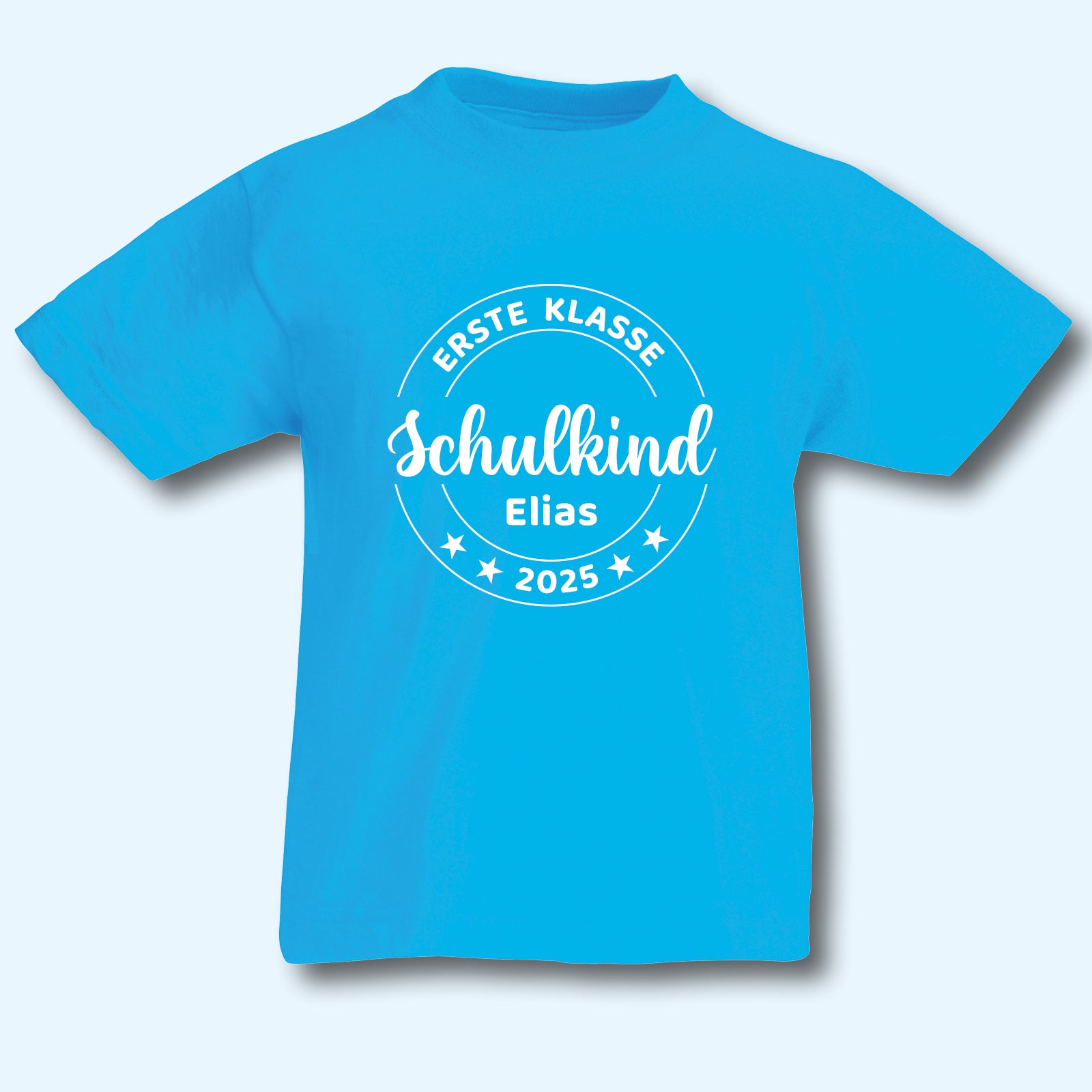 T-Shirt Einschulung Schulanfang Schulkind mit Wunschnamen personalisiert