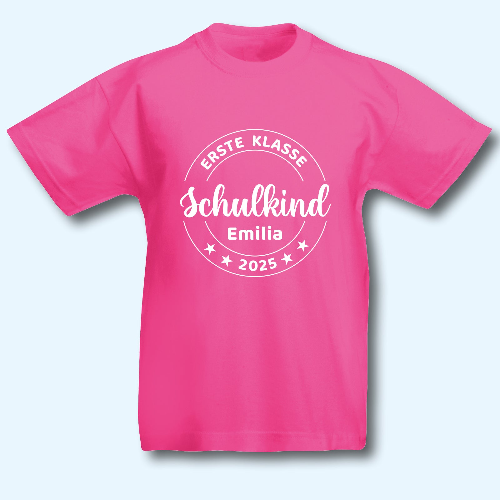 T-Shirt Einschulung Schulanfang Schulkind mit Wunschnamen personalisiert