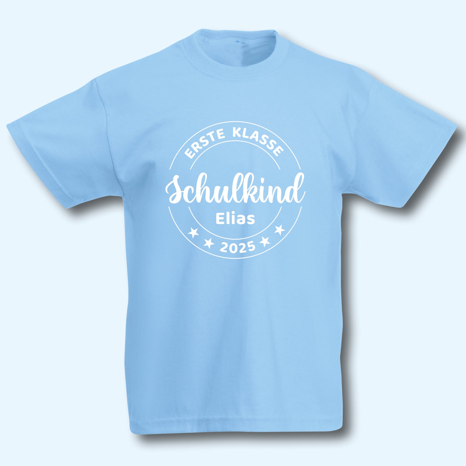 T-Shirt Einschulung Schulanfang Schulkind mit Wunschnamen personalisiert