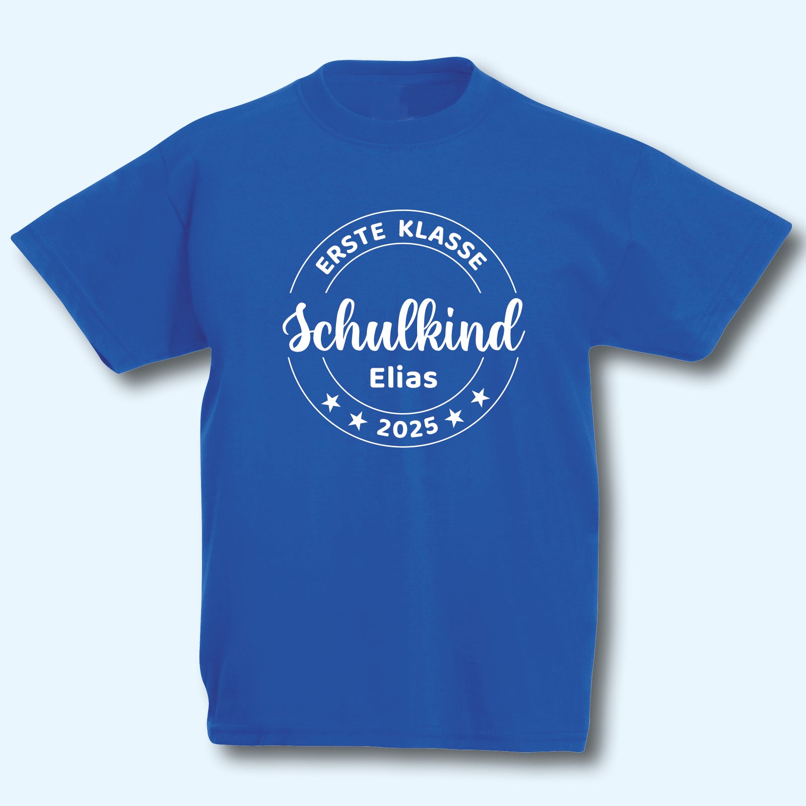 T-Shirt Einschulung Schulanfang Schulkind mit Wunschnamen personalisiert