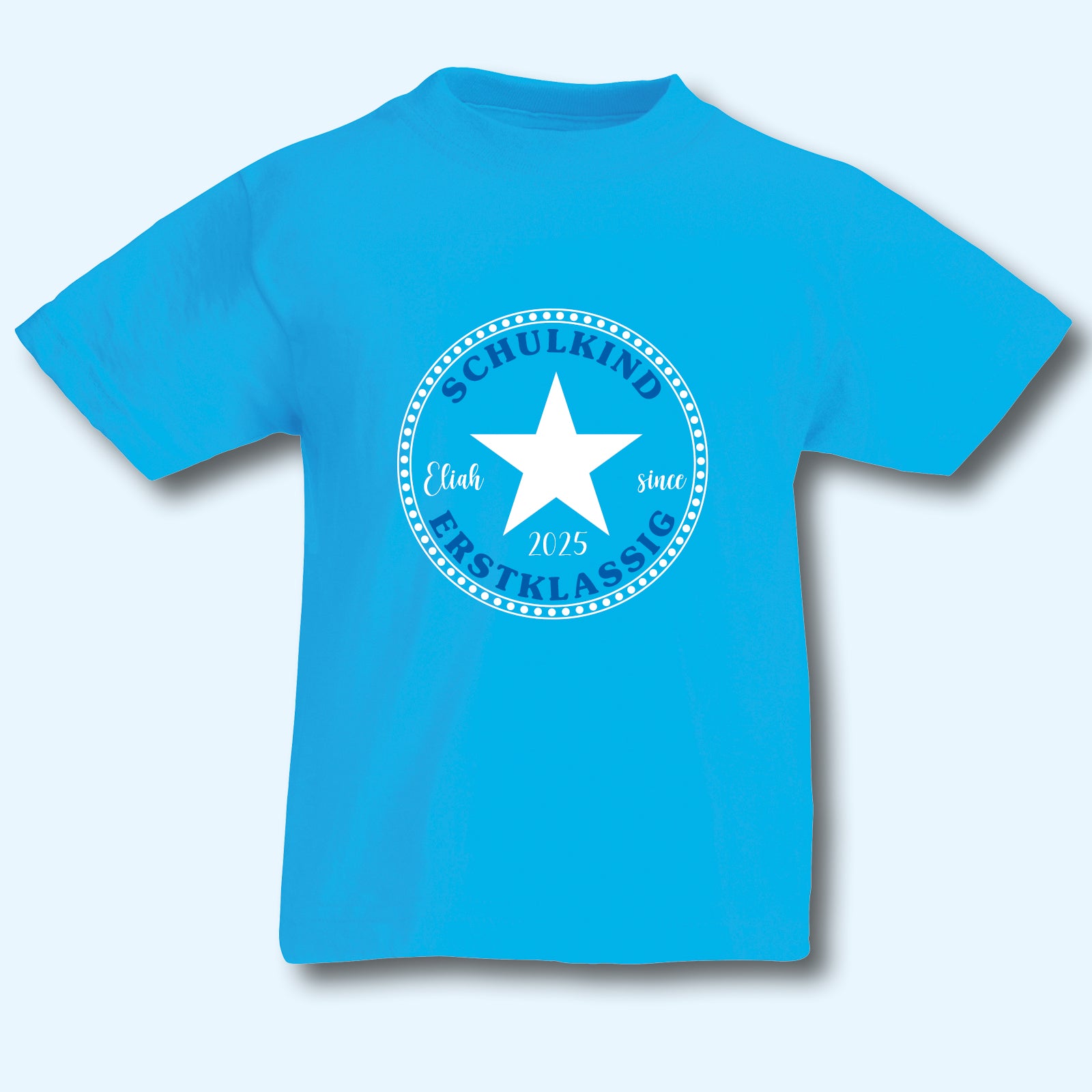 T-Shirt Einschulung Schulanfang Schulkind mit Wunschnamen personalisiert