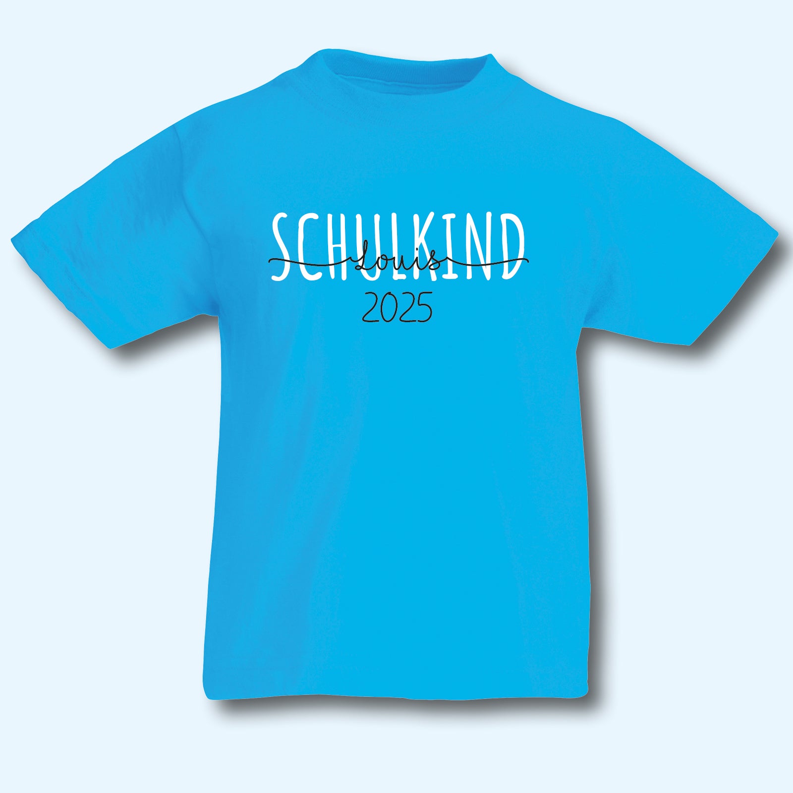 T-Shirt Einschulung Schulanfang Schulkind mit Wunschnamen personalisiert