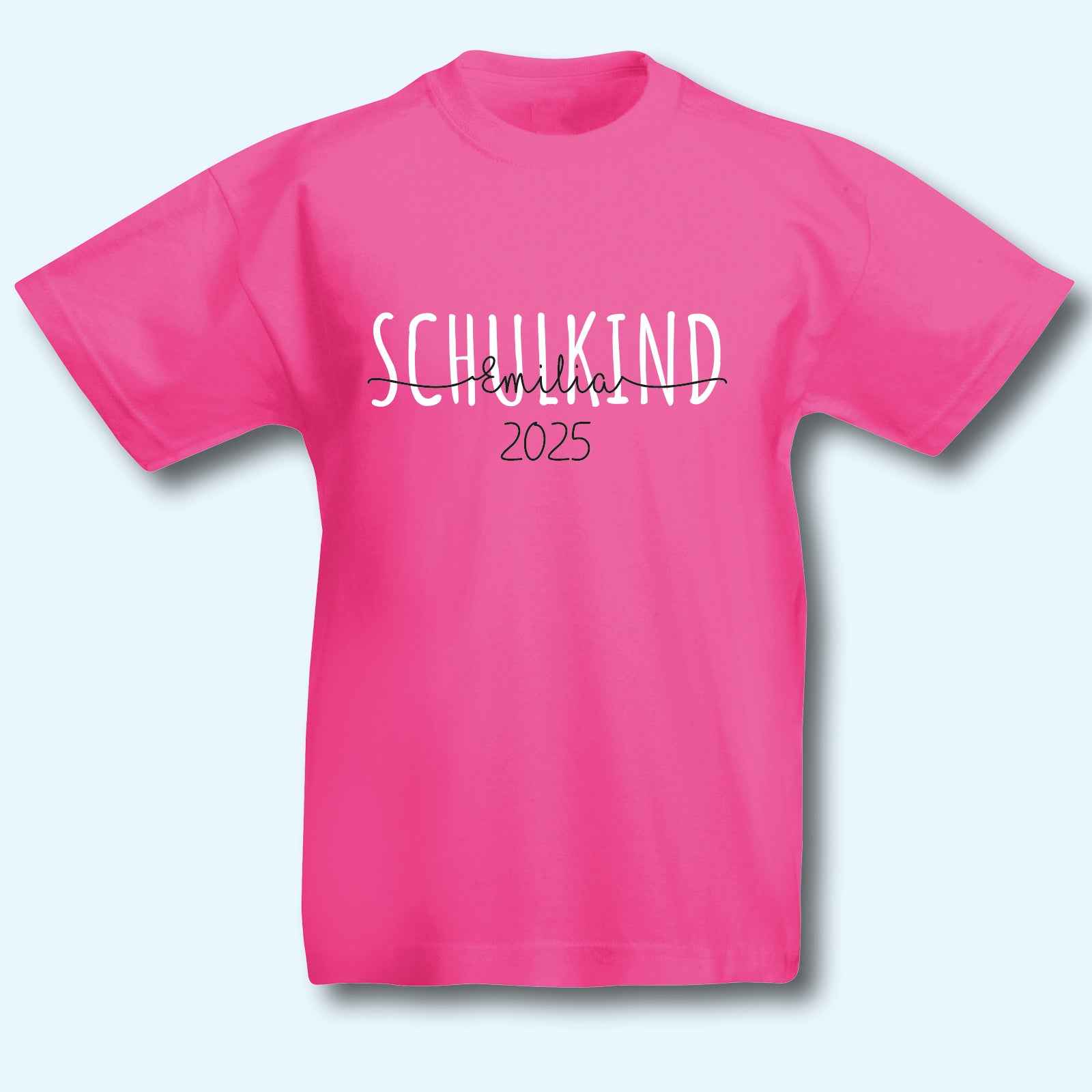 T-Shirt Einschulung Schulanfang Schulkind mit Wunschnamen personalisiert