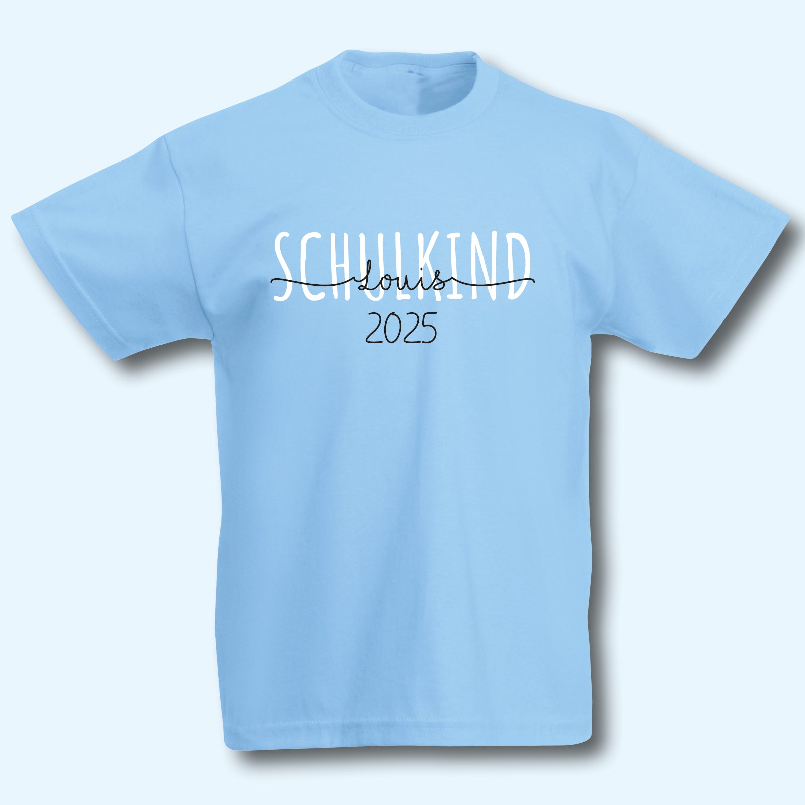 T-Shirt Einschulung Schulanfang Schulkind mit Wunschnamen personalisiert
