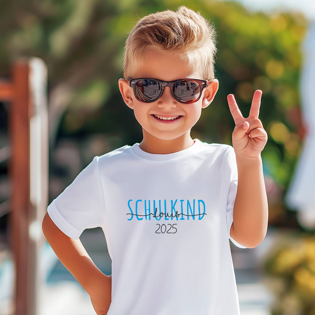 T-Shirt Einschulung Schulanfang Schulkind mit Wunschnamen personalisiert