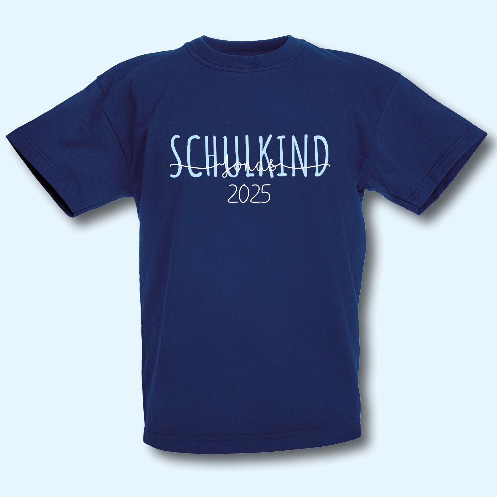 T-Shirt Einschulung Schulanfang Schulkind mit Wunschnamen personalisiert