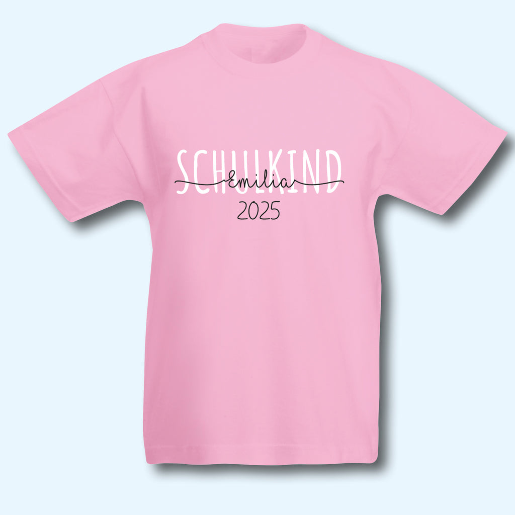 T-Shirt Einschulung Schulanfang Schulkind mit Wunschnamen personalisiert