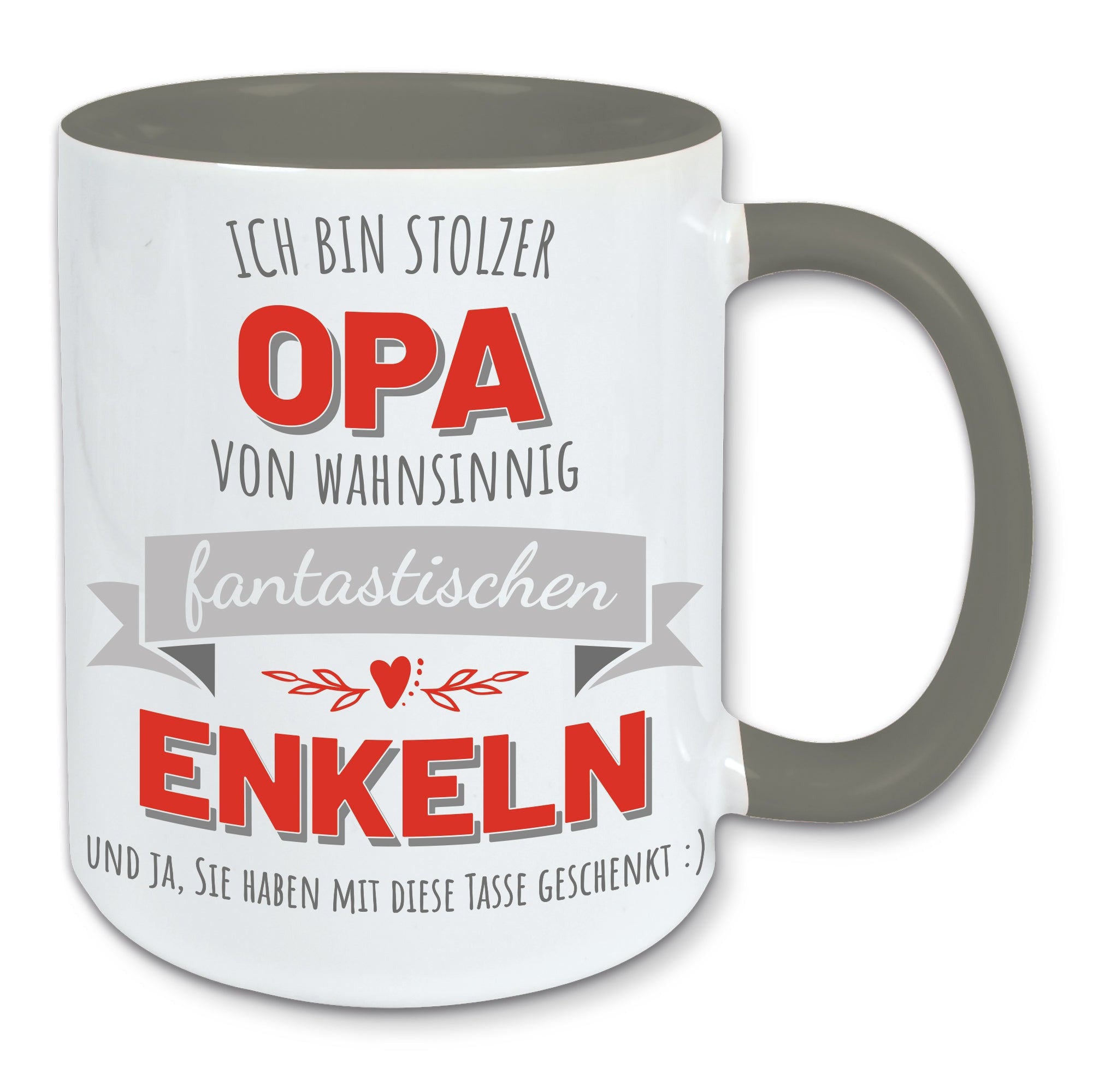Tasse, Kaffeebecher, stolzer Opa von fantastischen Enkeln