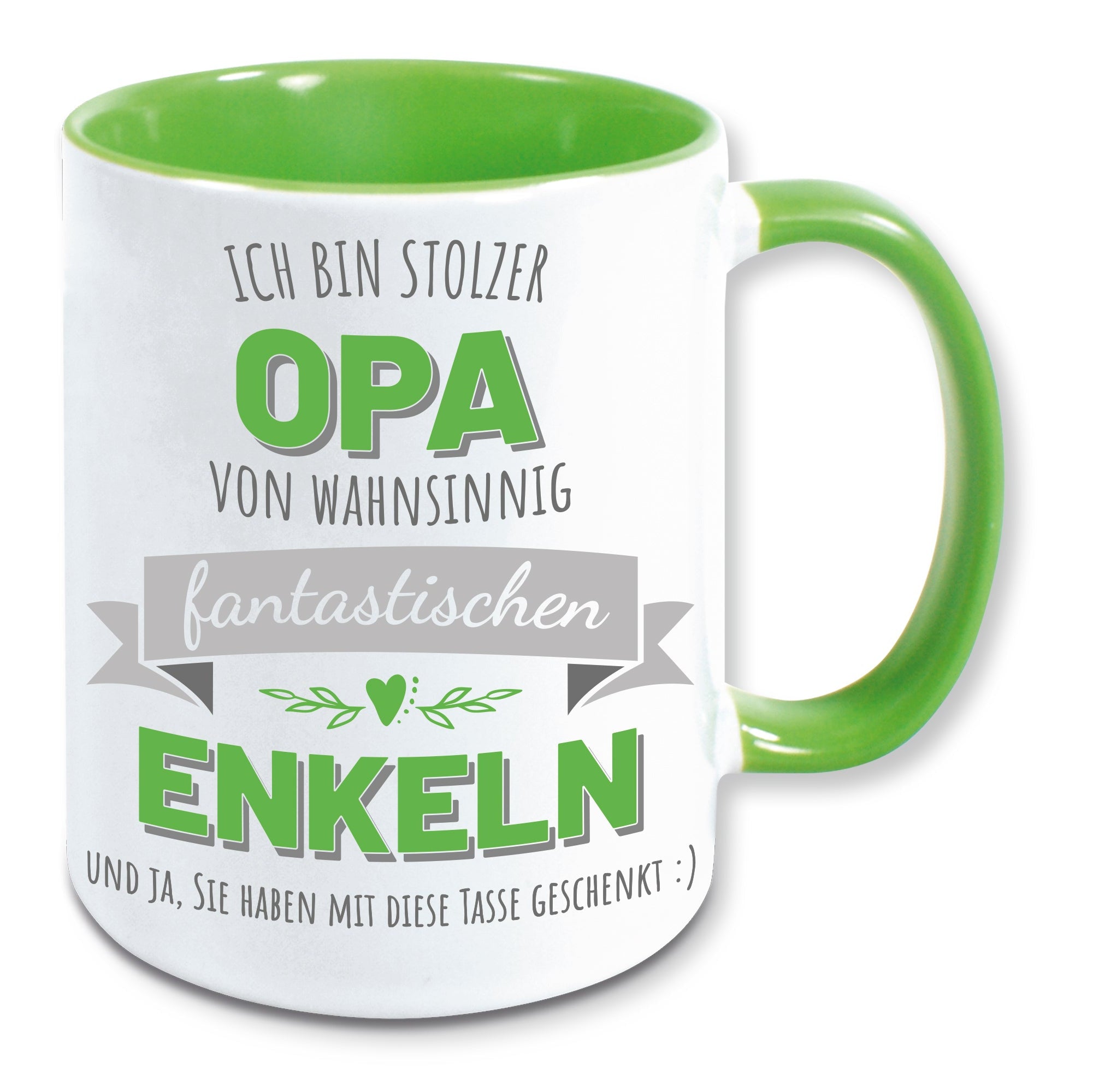 Tasse, Kaffeebecher, stolzer Opa von fantastischen Enkeln