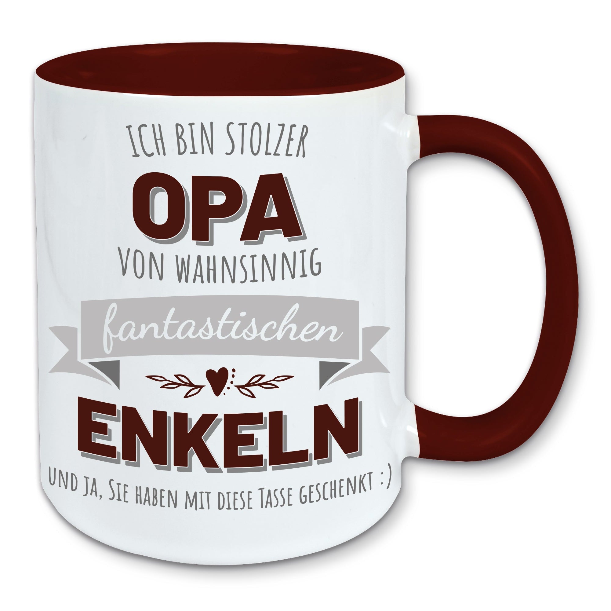 Tasse, Kaffeebecher, stolzer Opa von fantastischen Enkeln