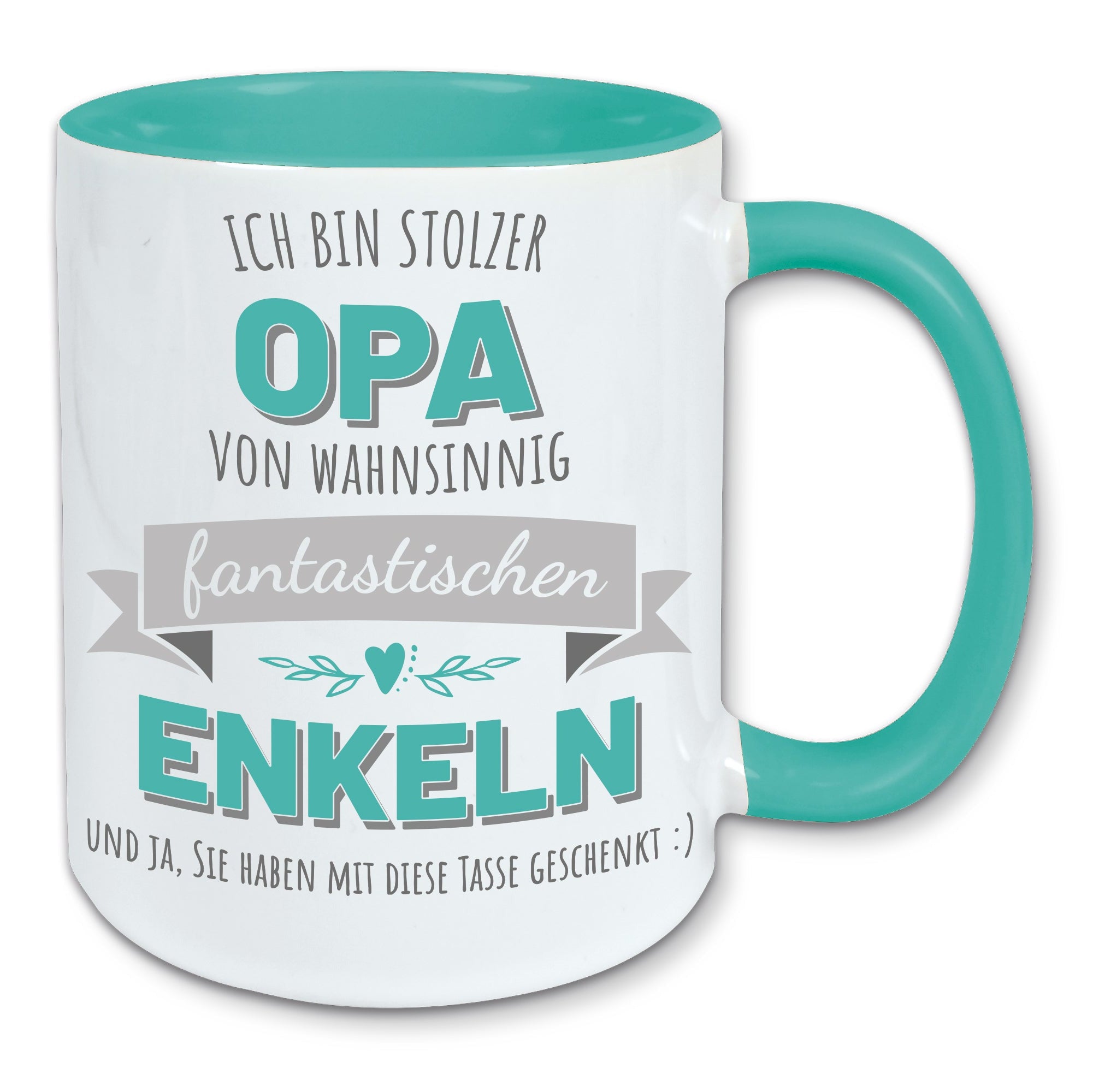 Tasse, Kaffeebecher, stolzer Opa von fantastischen Enkeln