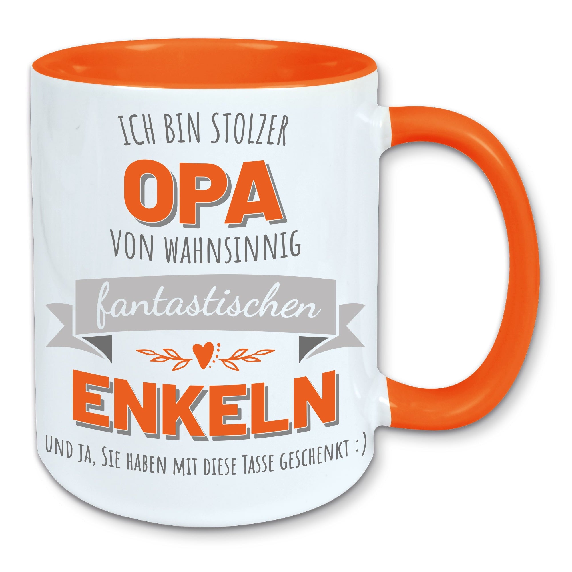 Tasse, Kaffeebecher, stolzer Opa von fantastischen Enkeln