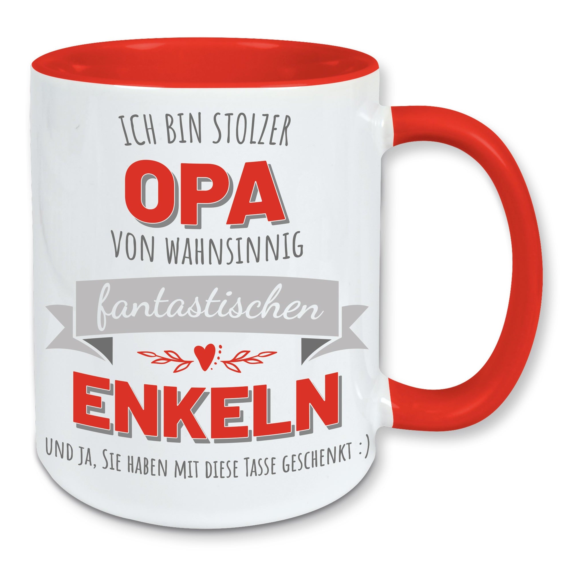 Tasse, Kaffeebecher, stolzer Opa von fantastischen Enkeln