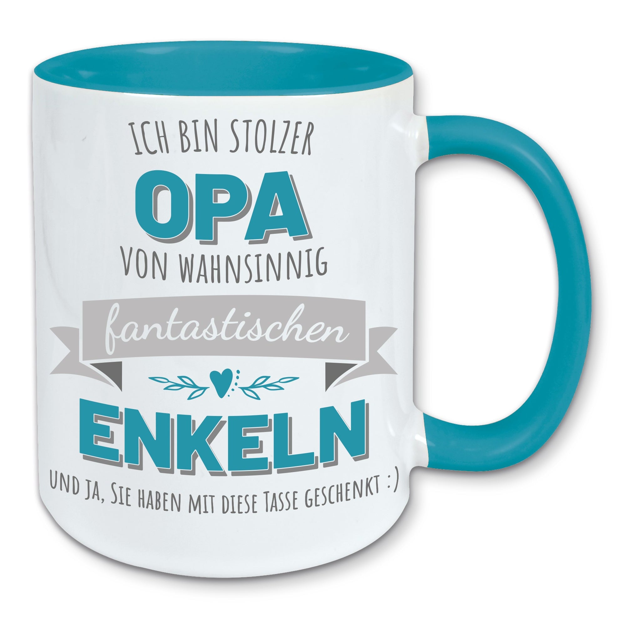 Tasse, Kaffeebecher, stolzer Opa von fantastischen Enkeln