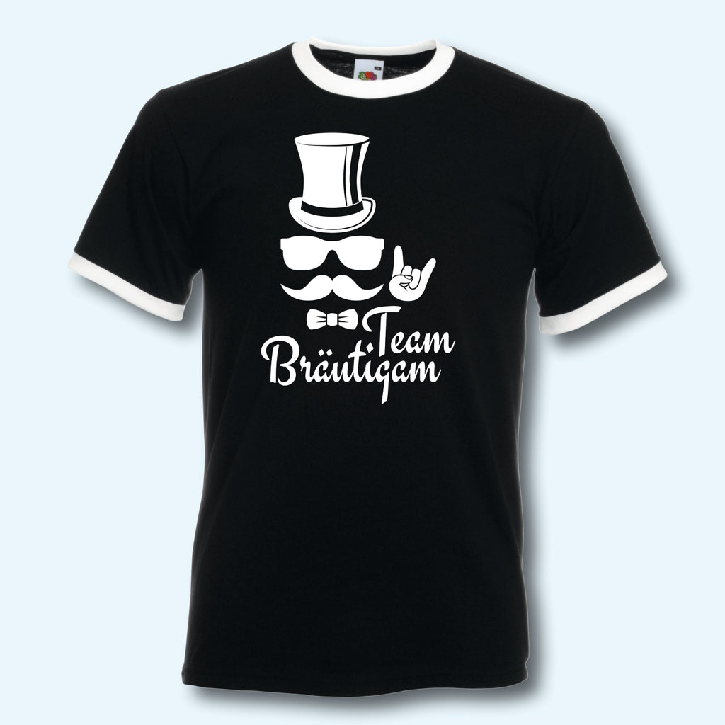 T-Shirt Trikot Retro-Shirt, JGA Team Bräutigam, Junggesellenabschied