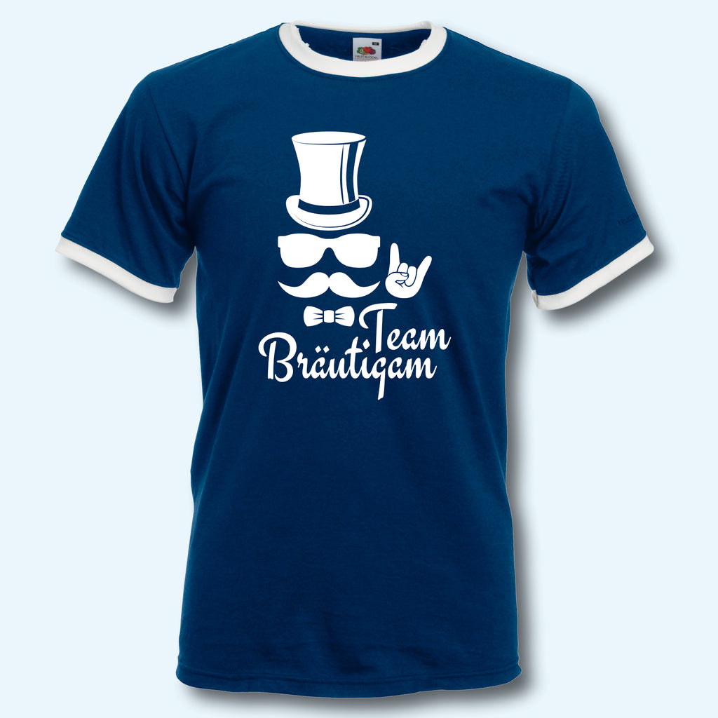 T-Shirt Trikot Retro-Shirt, JGA Team Bräutigam, Junggesellenabschied
