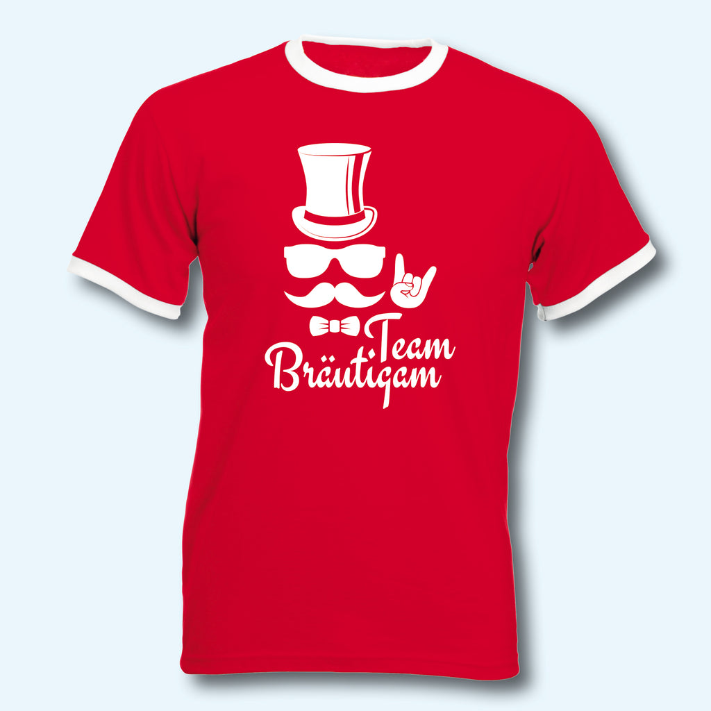 T-Shirt Trikot Retro-Shirt, JGA Team Bräutigam, Junggesellenabschied