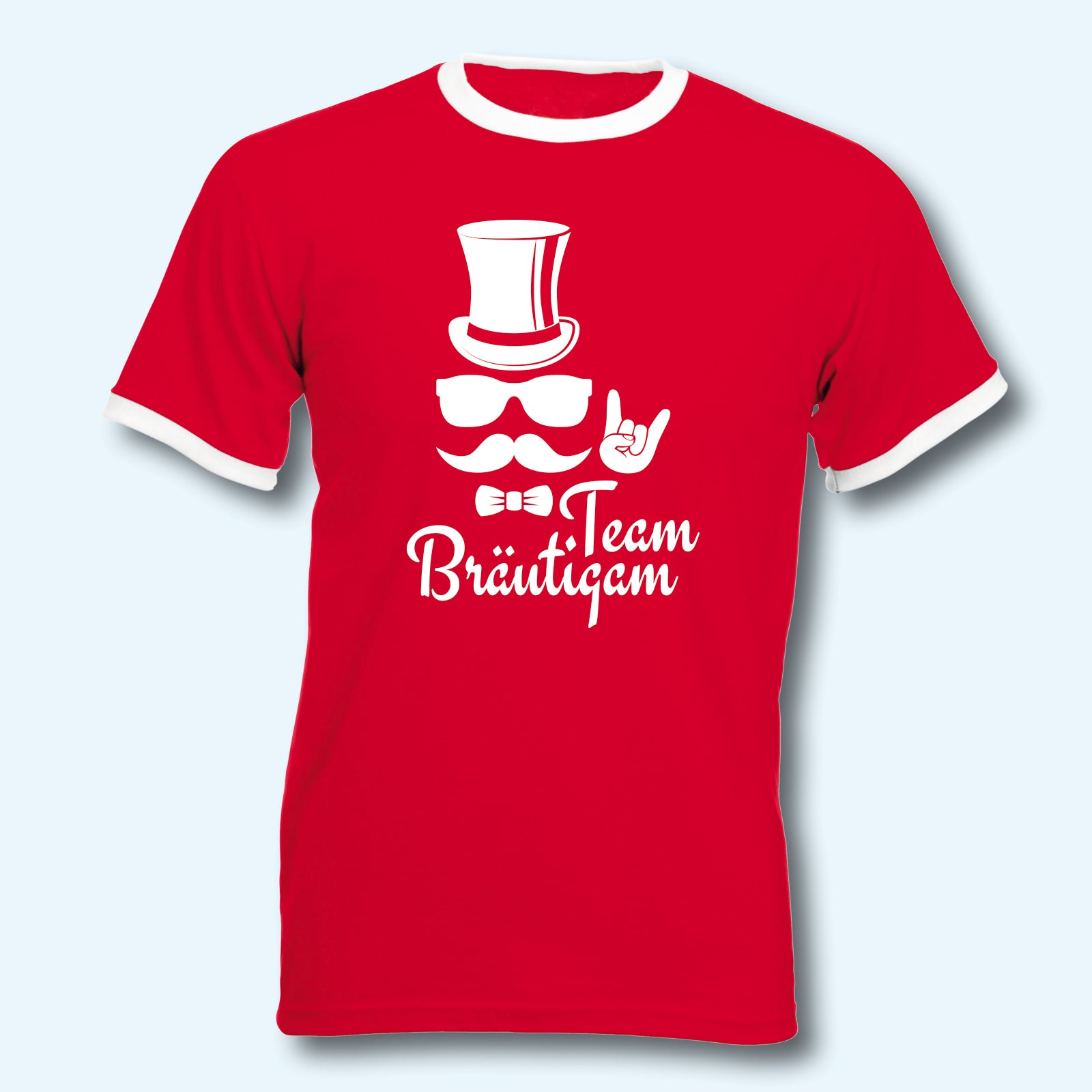 T-Shirt Trikot Retro-Shirt, JGA Team Bräutigam, Junggesellenabschied