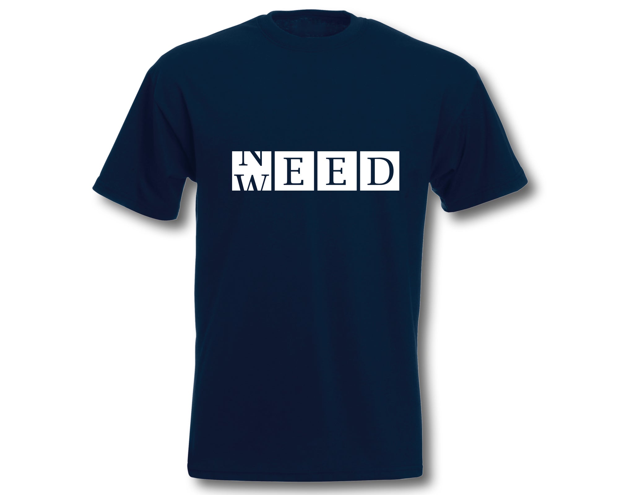 T-Shirt Herren Need Weed Fun-Shirt